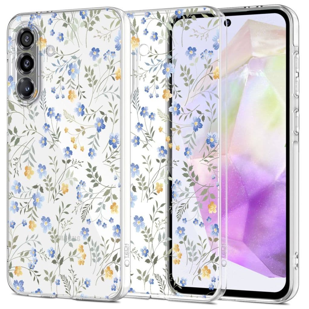 Tech-Protect FlexAir Skal till Samsung Galaxy A36 5G - Prästkragar med löv