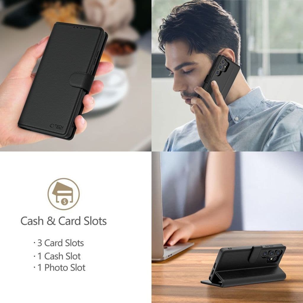 Tech-Protect Wallet Fodral till Samsung Galaxy A26 5G - Svart - Bild 2