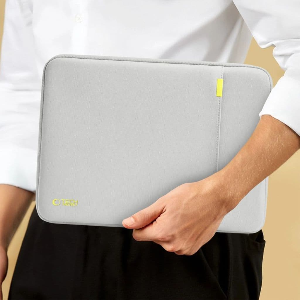 Tech-Protect Defender laptopfodral 15–16" – grå - Bild 17