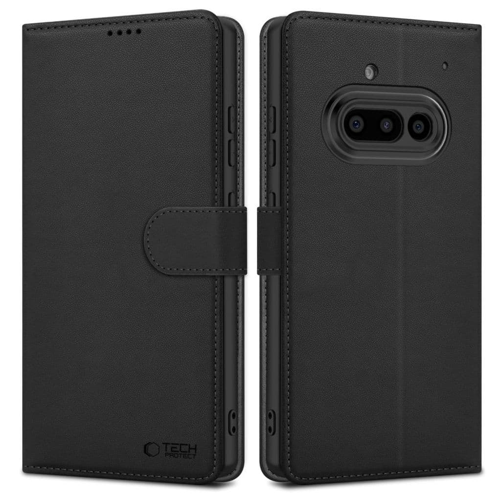Tech-Protect Wallet Fodral till Nothing Phone 3A - Matte Black