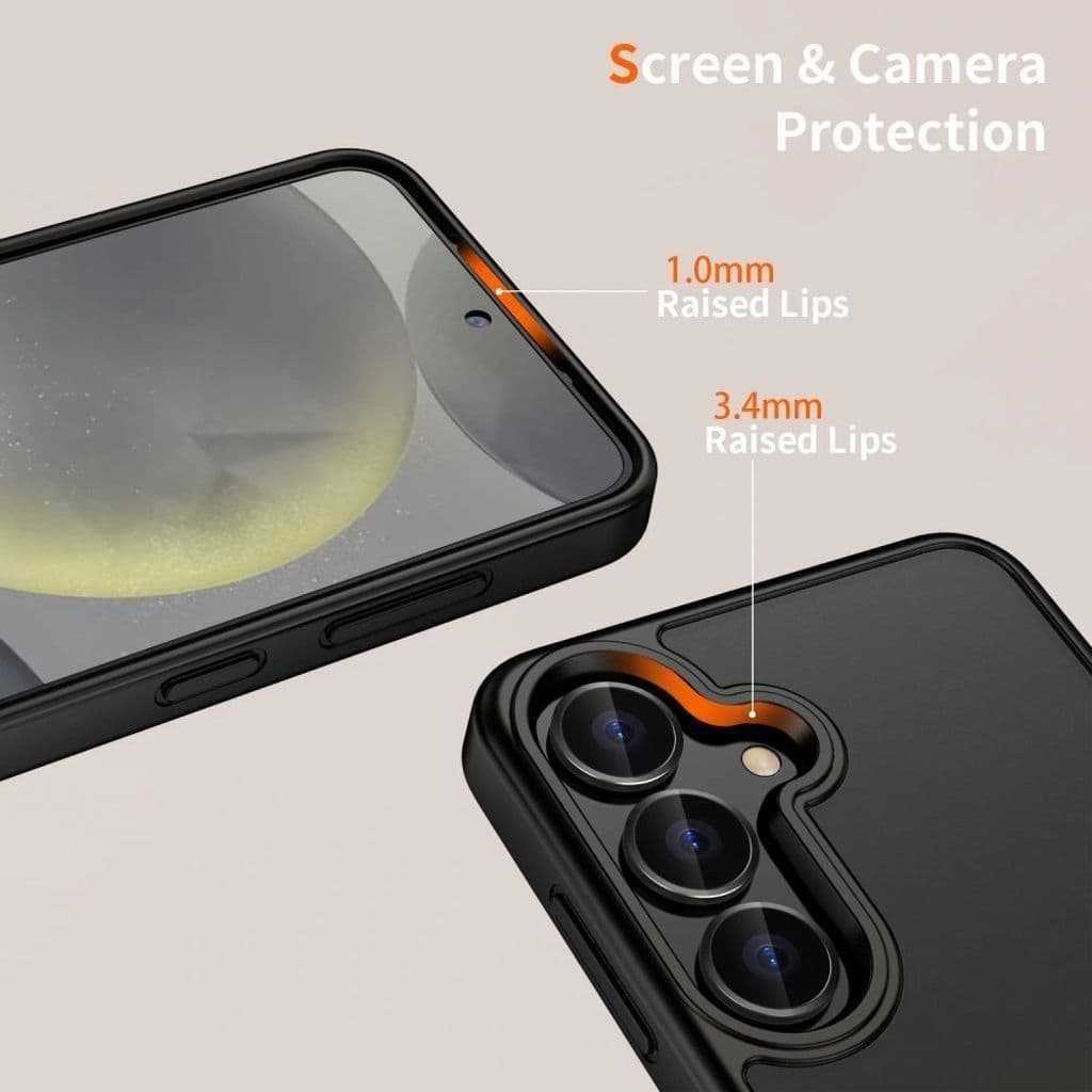 Tech-Protect MagMat Skal till Samsung Galaxy S25 Edge - Matte Black - Bild 5