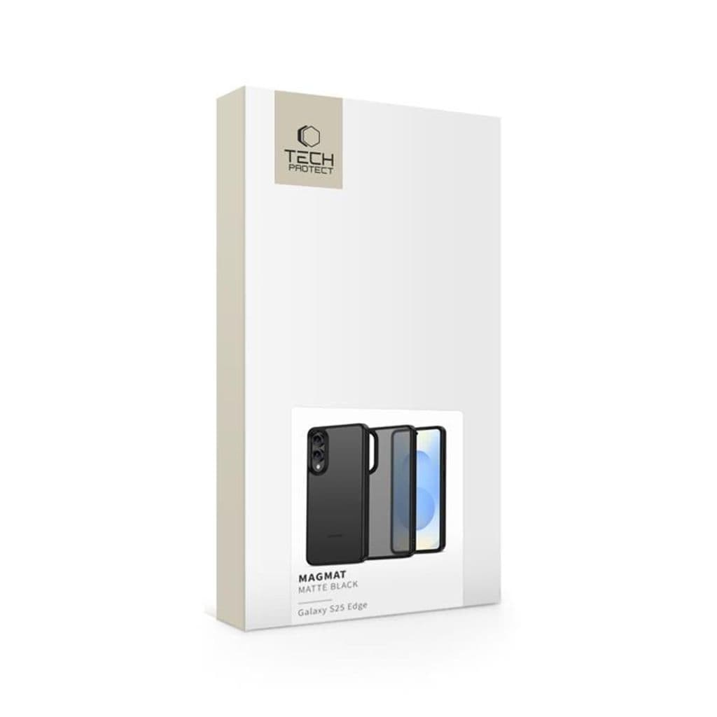 Tech-Protect MagMat Skal till Samsung Galaxy S25 Edge - Matte Black - Bild 4