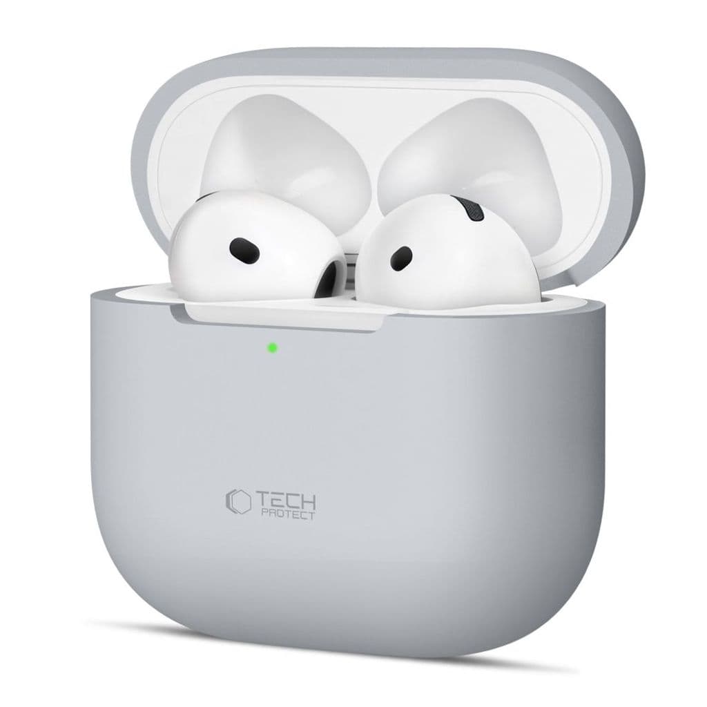 Tech-Protect Silikon Skal till AirPods 4 - Grå