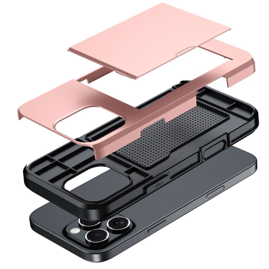 iPhone 16 Pro Skal med kortplats - Roséguld - Bild 5