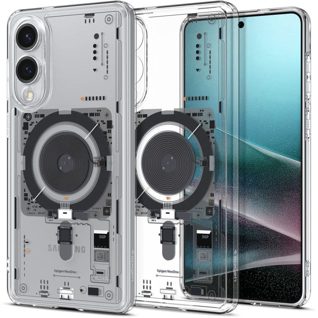 Spigen Ultra Hybrid MagSafe Skal till Samsung Galaxy S25 Edge - Transparent
