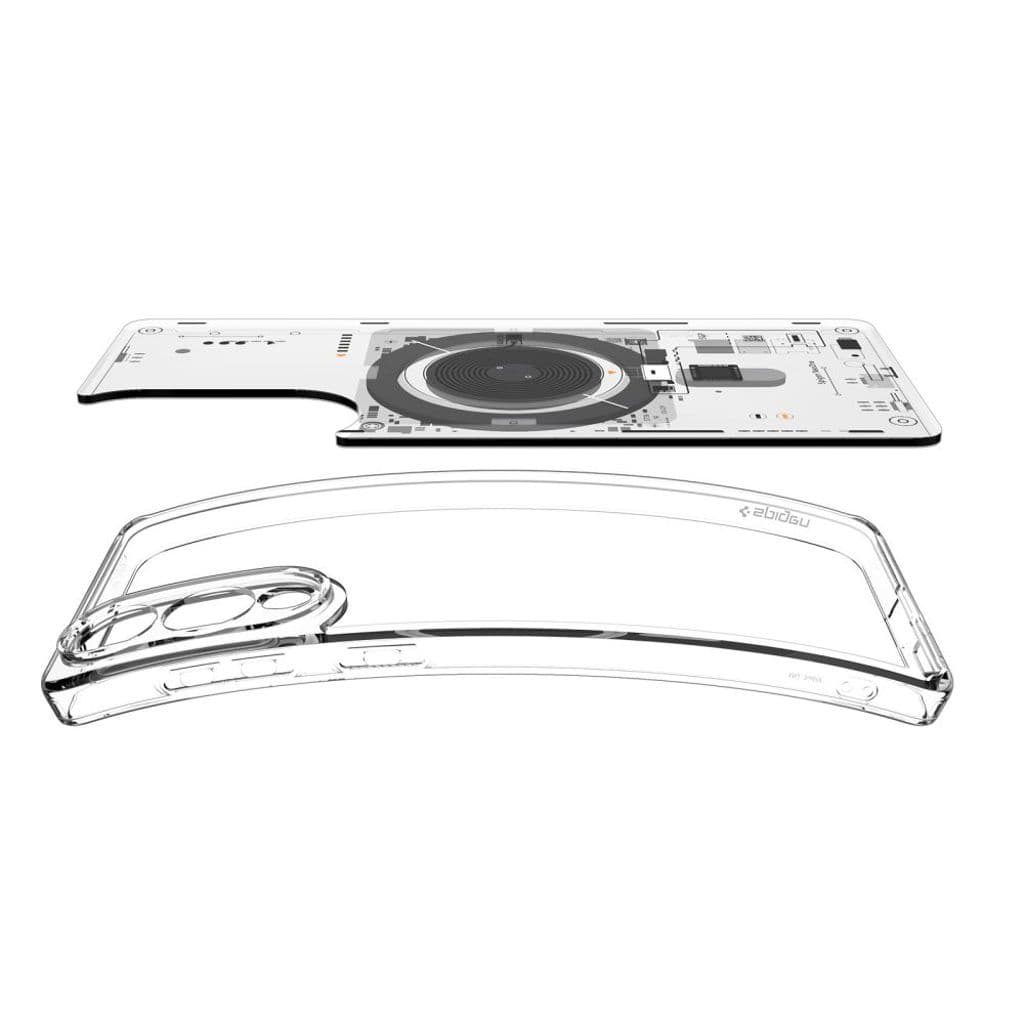 Spigen Ultra Hybrid MagSafe Skal till Samsung Galaxy S25 Edge - Transparent - Bild 2