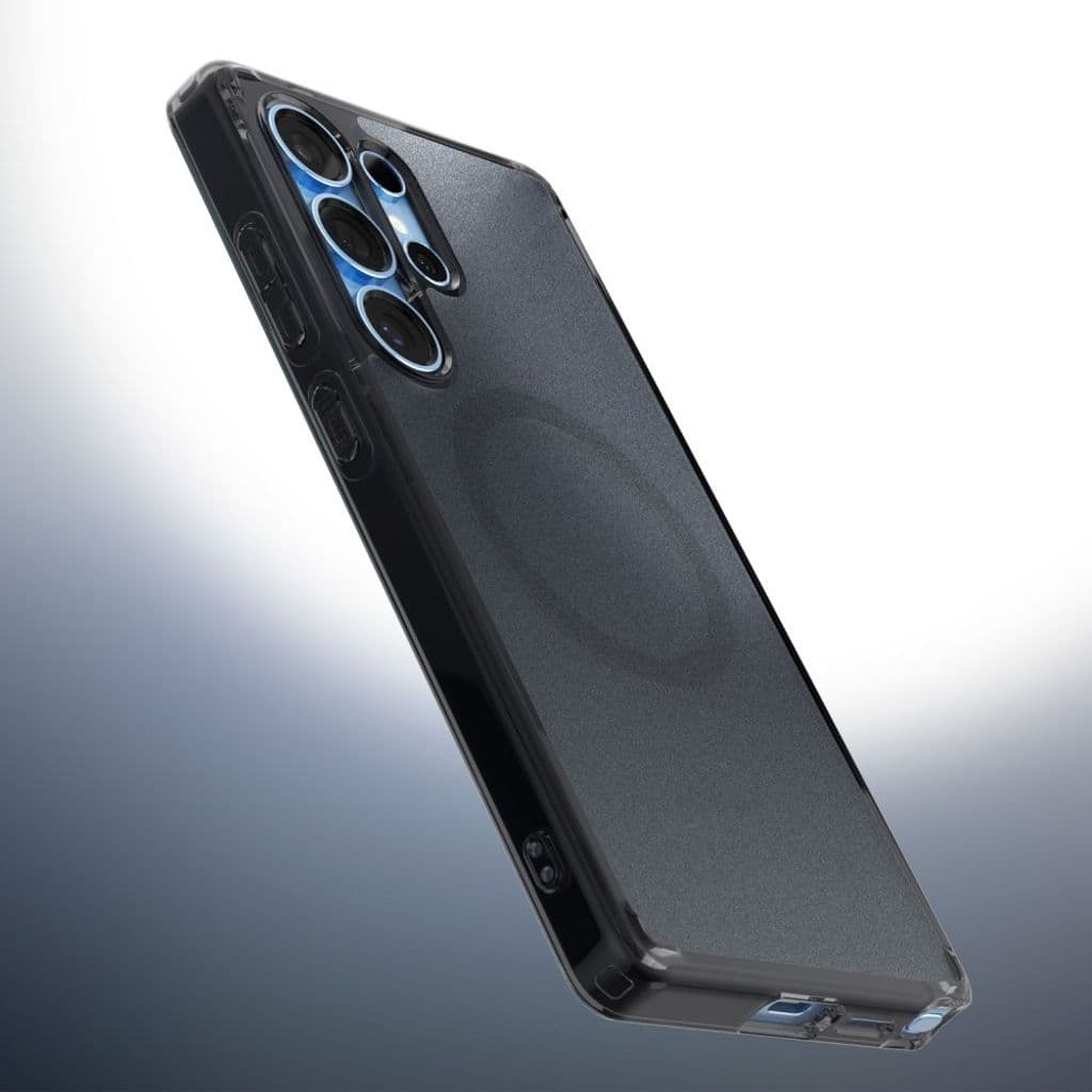 Spigen Ultra Hybrid MagSafe Skal till Samsung Galaxy S25 Edge - Transparent/Svart - Bild 7
