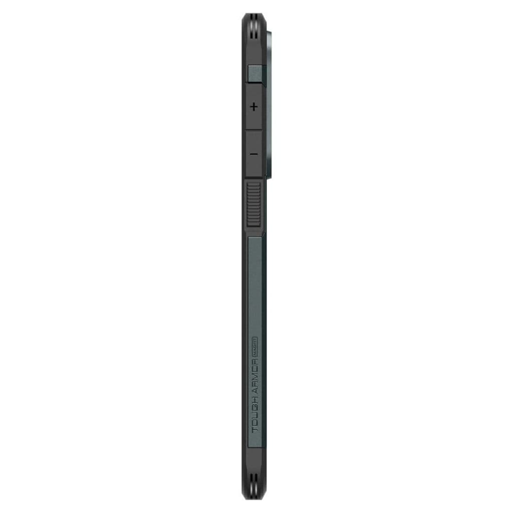 Spigen Tough Armor MagSafe Skal till Samsung Galaxy S25 Edge - Grön/Svart - Bild 7