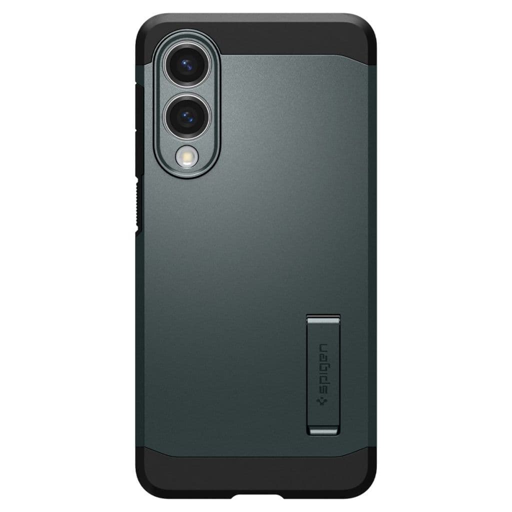Spigen Tough Armor MagSafe Skal till Samsung Galaxy S25 Edge - Grön/Svart - Bild 6
