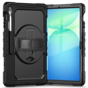 Tech-Protect Solid Fodral för Samsung Galaxy Tab S10 FE Plus - Svart