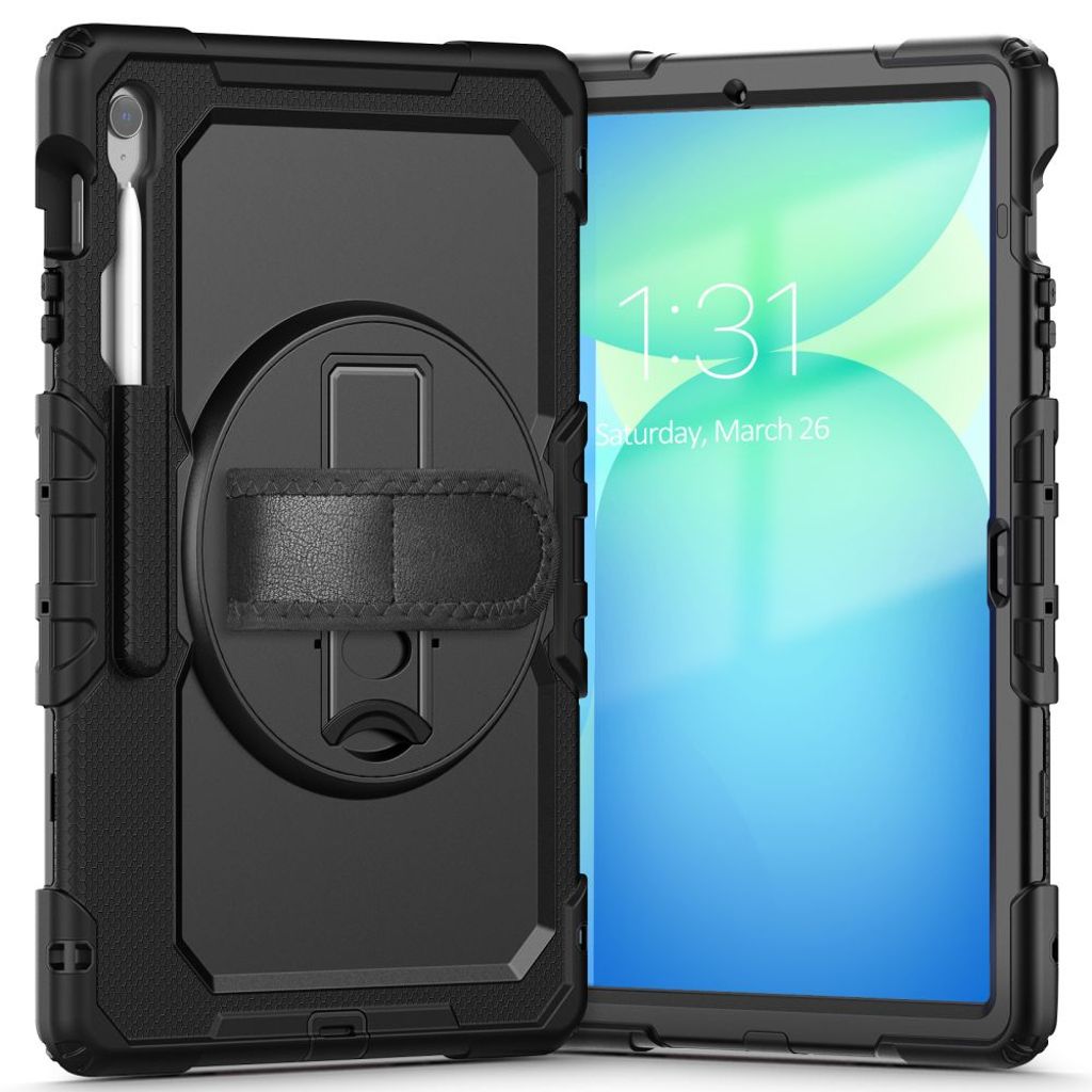 Tech-Protect Solid Fodral för Samsung Galaxy Tab S10 FE Plus - Svart
