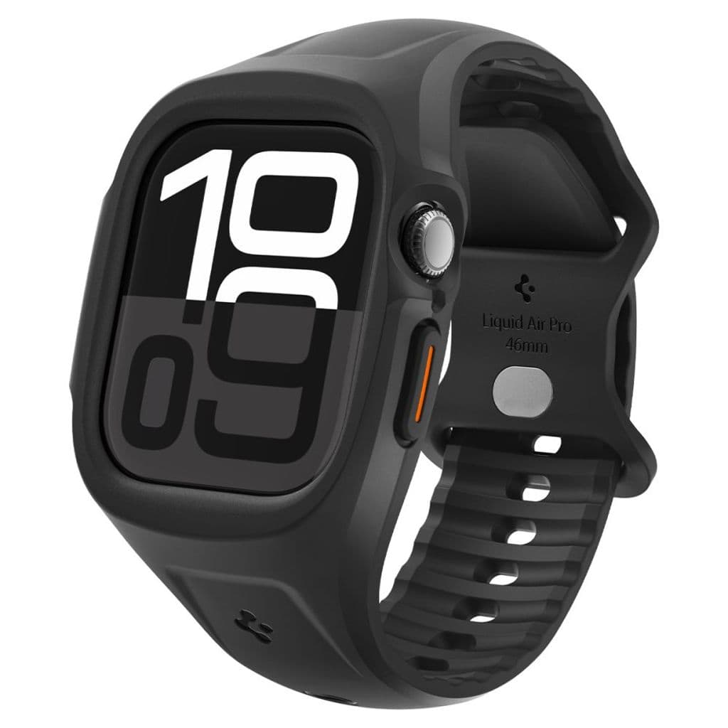 Spigen Liquid Air Pro Kockarmband till Apple Watch 46 mm - Matte Black