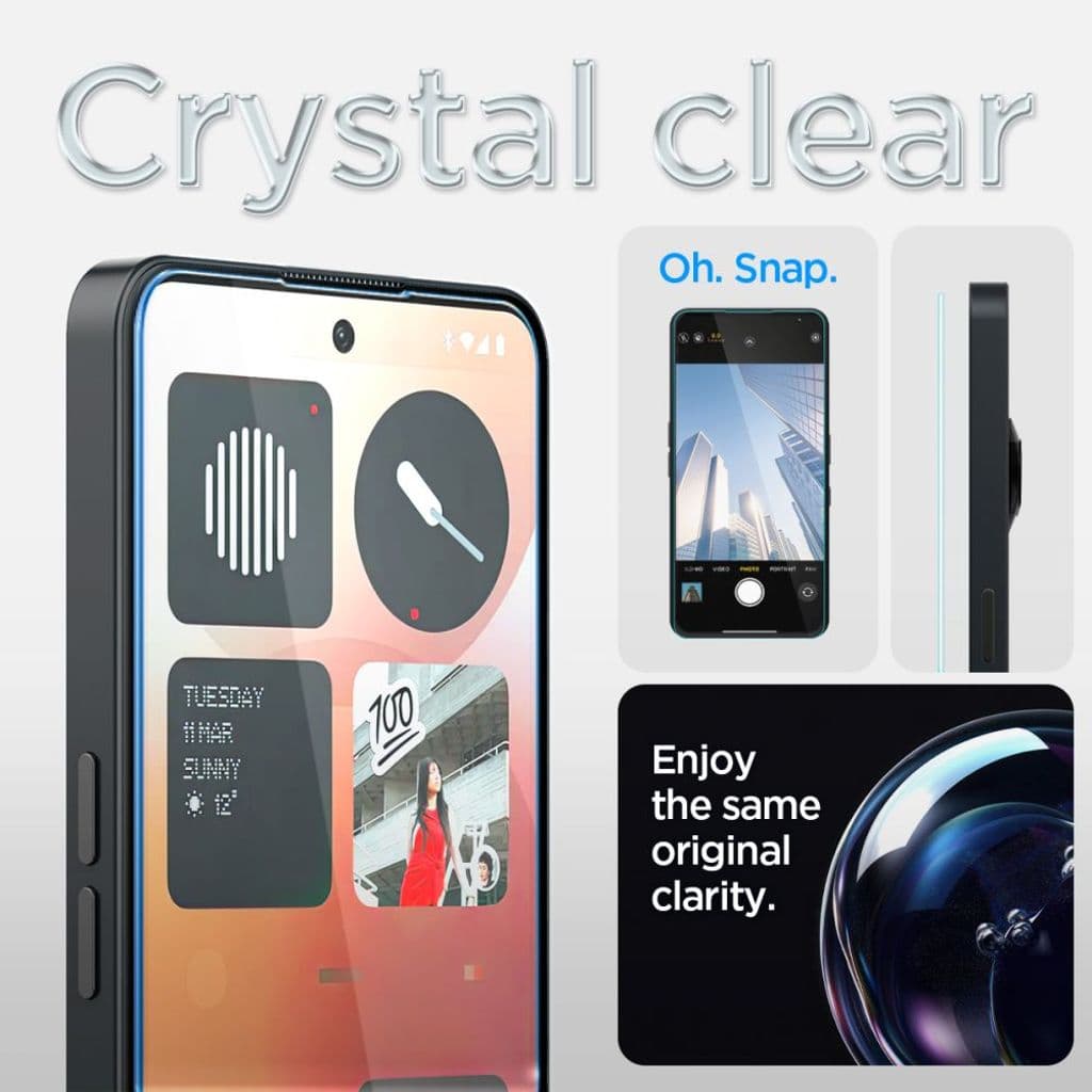 Spigen Glas.tR EZ Fit Skärmskydd till Nothing Phone 3A / 3A Pro