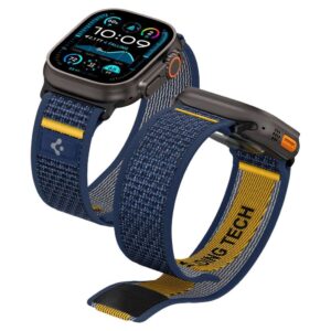 Spigen Athlex Air Kockarmband till Apple Watch 44/45/46/49 mm - Marinblå