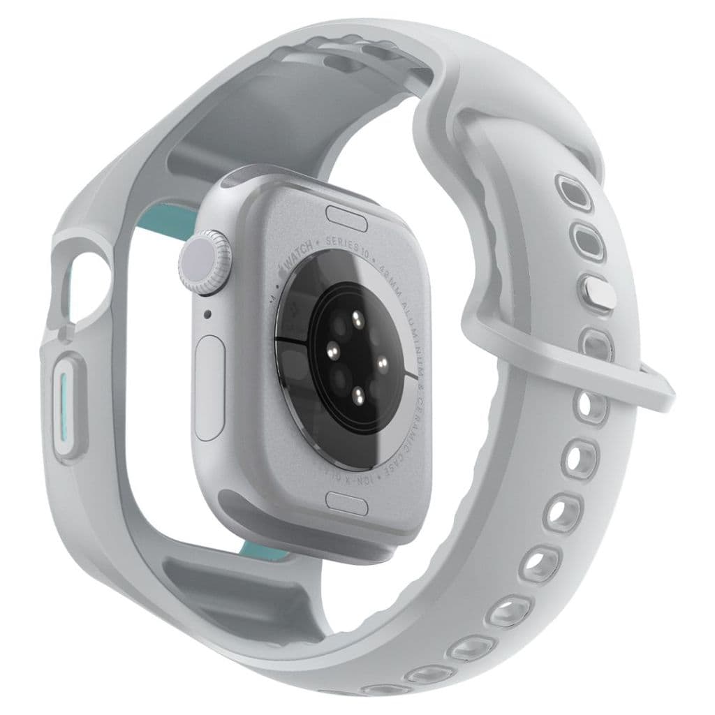 Spigen Liquid Air Pro Kockarmband till Apple Watch 10 46 mm - Grå - Bild 9