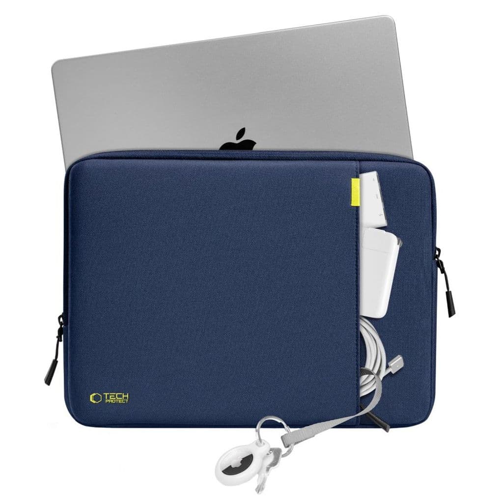 Tech-Protect Defender laptopfodral 13-14 tum – mörkblå - Bild 7