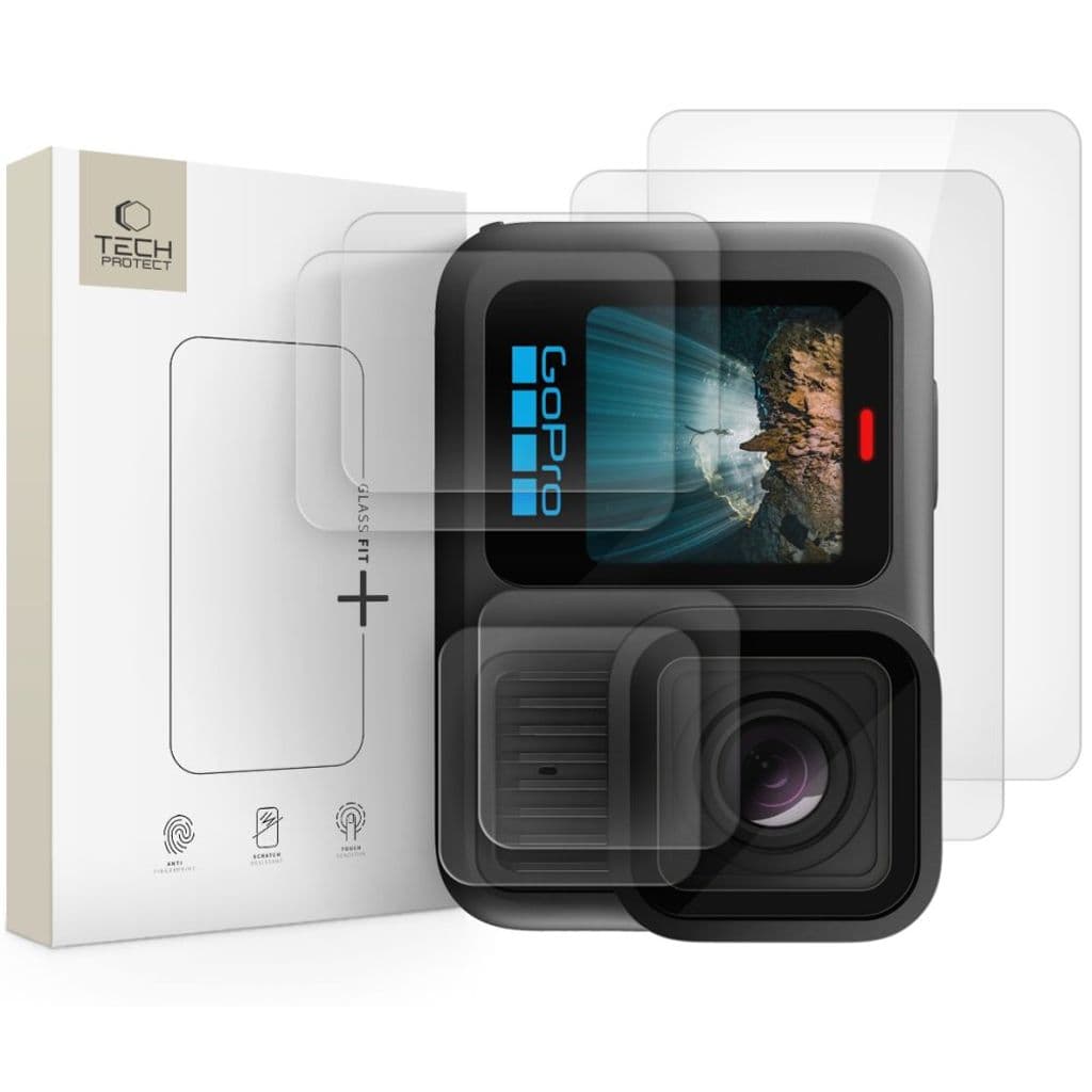 Tech-Protect GoPro Hero 13 Skärmskydd Härdat Glas 2-pack – Transparent - Bild 2
