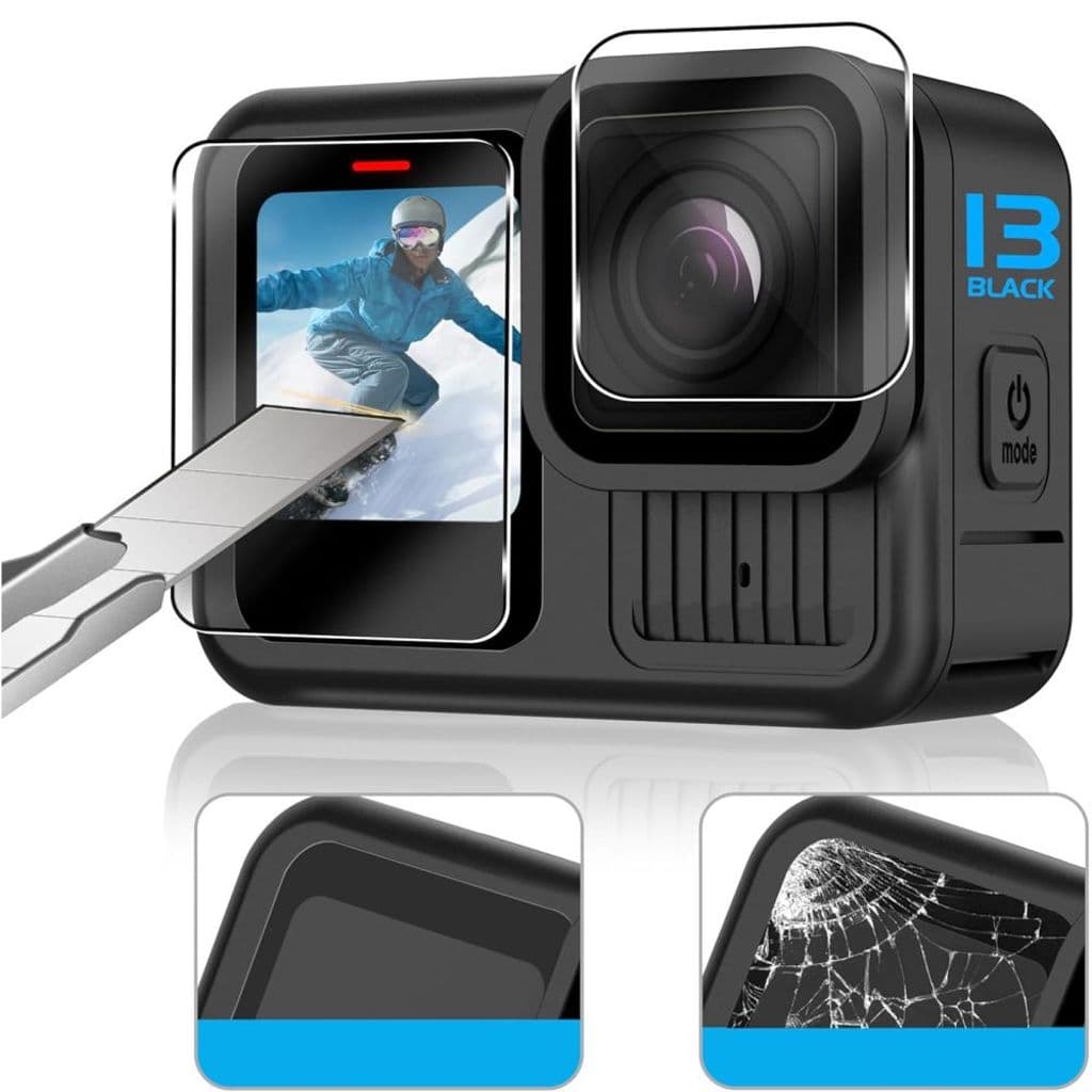 Tech-Protect GoPro Hero 13 Skärmskydd Härdat Glas 2-pack – Transparent - Bild 4