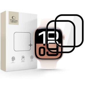 Tech-Protect Glass Flex+ Hybrid Skärmskydd till Apple Watch 10 42mm, 2-pack