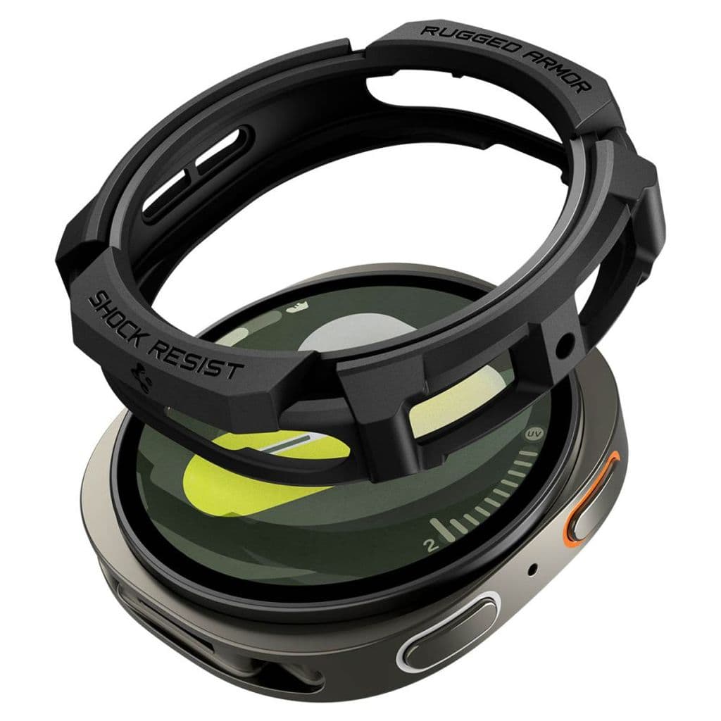 Spigen Rugged Armor Skal till Samsung Galaxy Watch 8 40mm - Svart