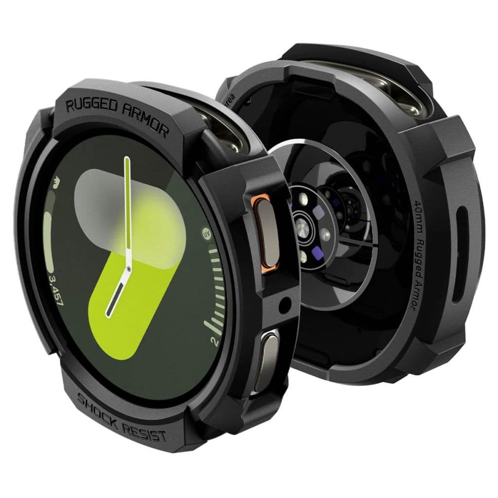 Spigen Rugged Armor Skal till Samsung Galaxy Watch 8 40mm - Svart - Bild 8