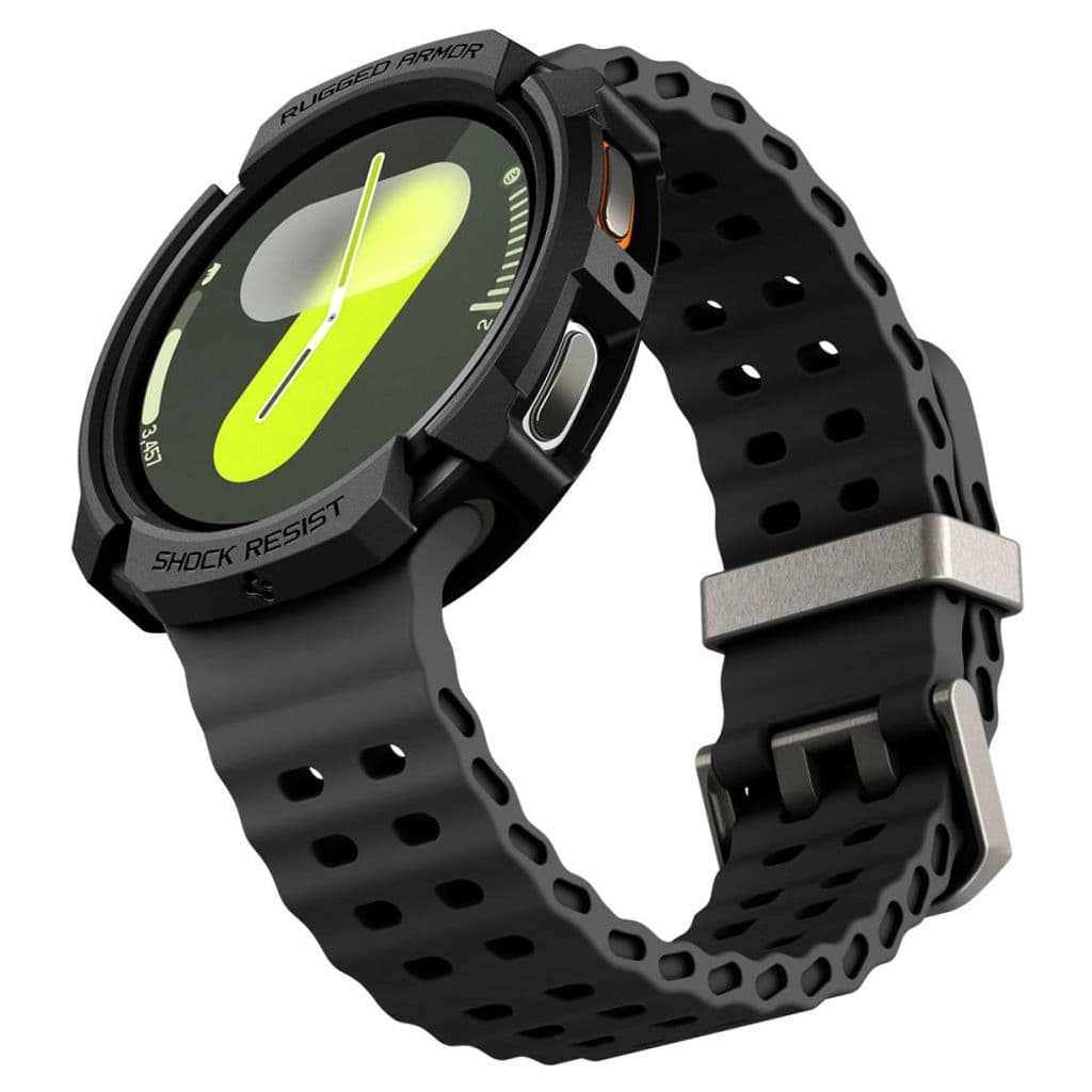 Spigen Rugged Armor Skal till Samsung Galaxy Watch 8 40mm - Svart - Bild 2