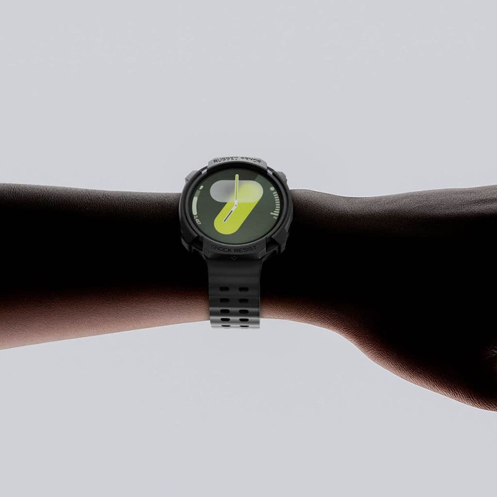 Spigen Rugged Armor Skal till Samsung Galaxy Watch 8 40mm - Svart - Bild 7