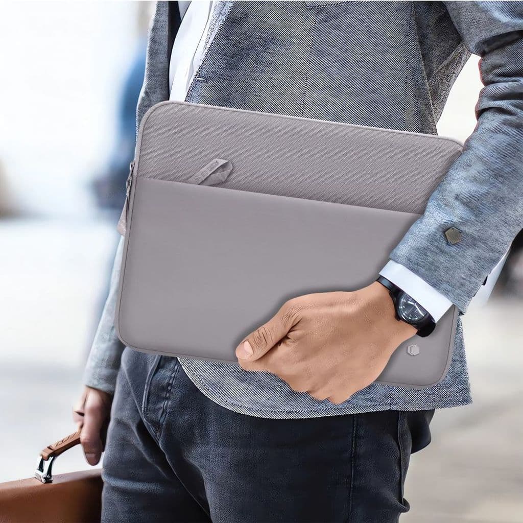 Tech-Protect Sleeve laptopfodral 15–16" – grå - Bild 2