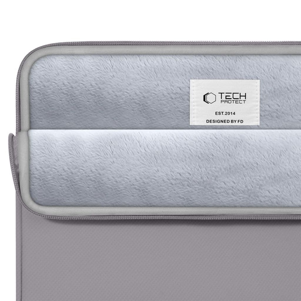Tech-Protect Sleeve laptopfodral 15–16" – grå - Bild 8