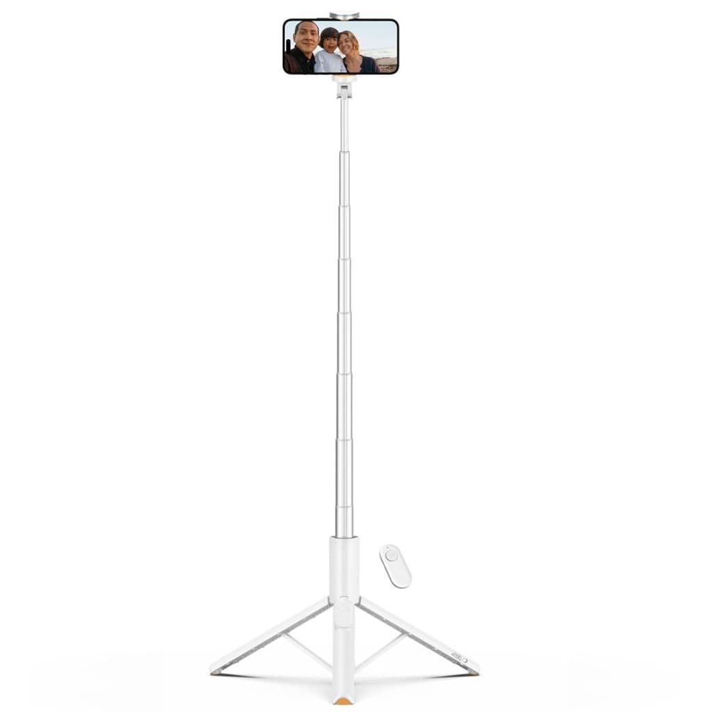 Tech-Protect L09S selfiepinne med stativ – vit - Bild 4
