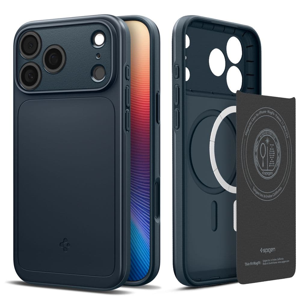 Spigen Thin Fit MagSafe Skal för iPhone 17 Pro Max – Blå