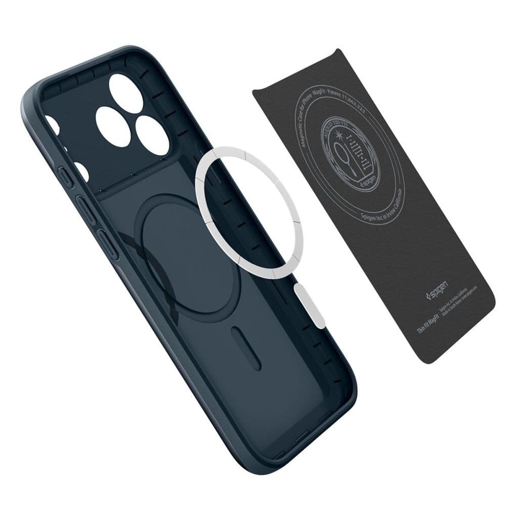 Spigen Thin Fit MagSafe Skal för iPhone 17 Pro Max – Blå - Bild 9