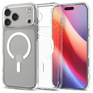 Spigen Ultra Hybrid MagSafe Skal till iPhone 17 Pro Max - Vit/Transparent