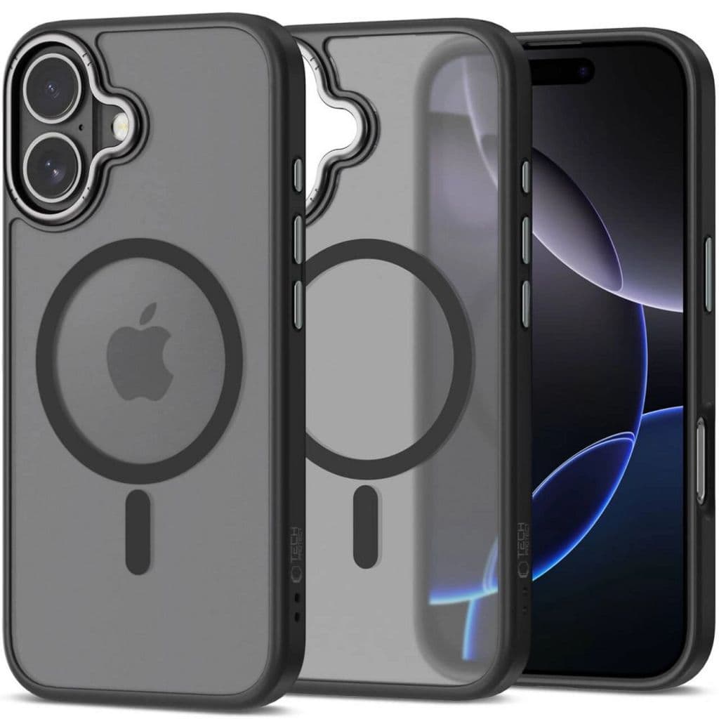 Tech-Protect MagEdge MagSafe Skal for iPhone 17 - Matte Black