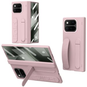 Google Pixel 11 Pro Fold Skal med skärmskydd i härdat glas - Rosa