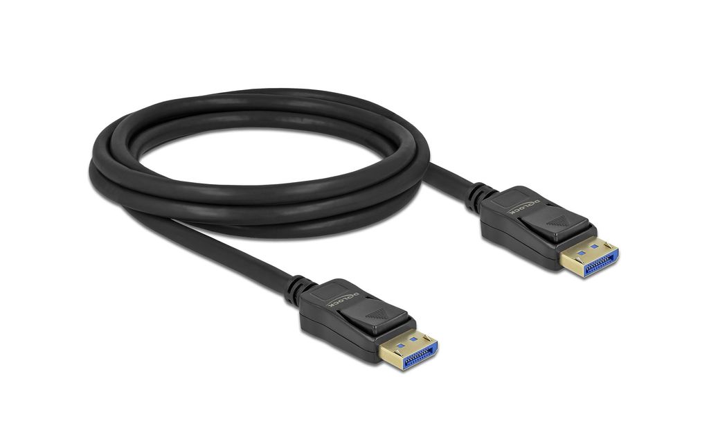 Delock DisplayPort-kabel 10K @ 60 Hz, 54 Gbps, 2m - Bild 2