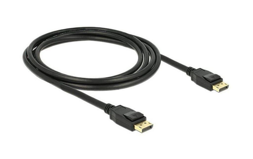 Delock DisplayPort 1.2-kabel 4K @ 60Hz, 1m - Bild 2