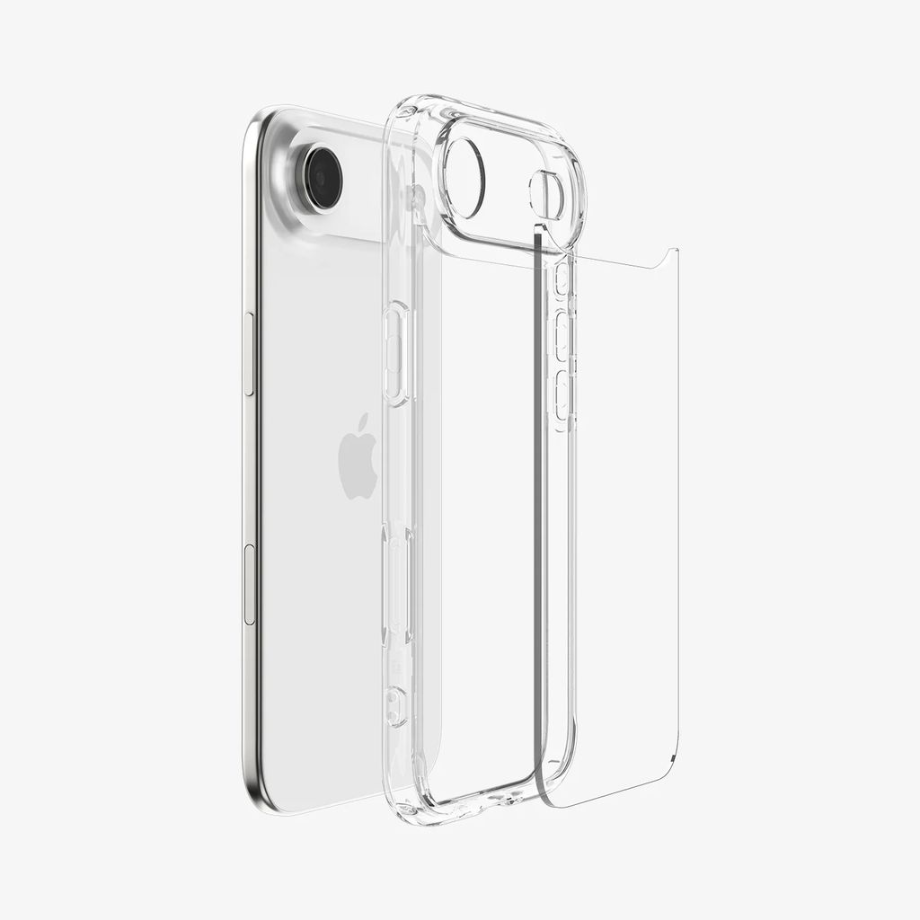 Spigen iPhone 17 Air Ultra Hybrid Skal - Crystal Clear - Bild 2