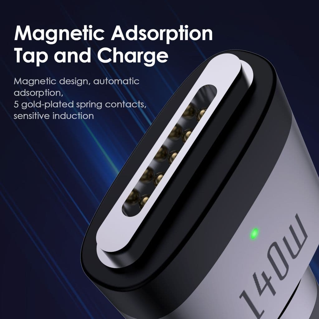 SiGN USB-C till USB-A + Magsafe3 laddningskabel, 240W - Bild 3