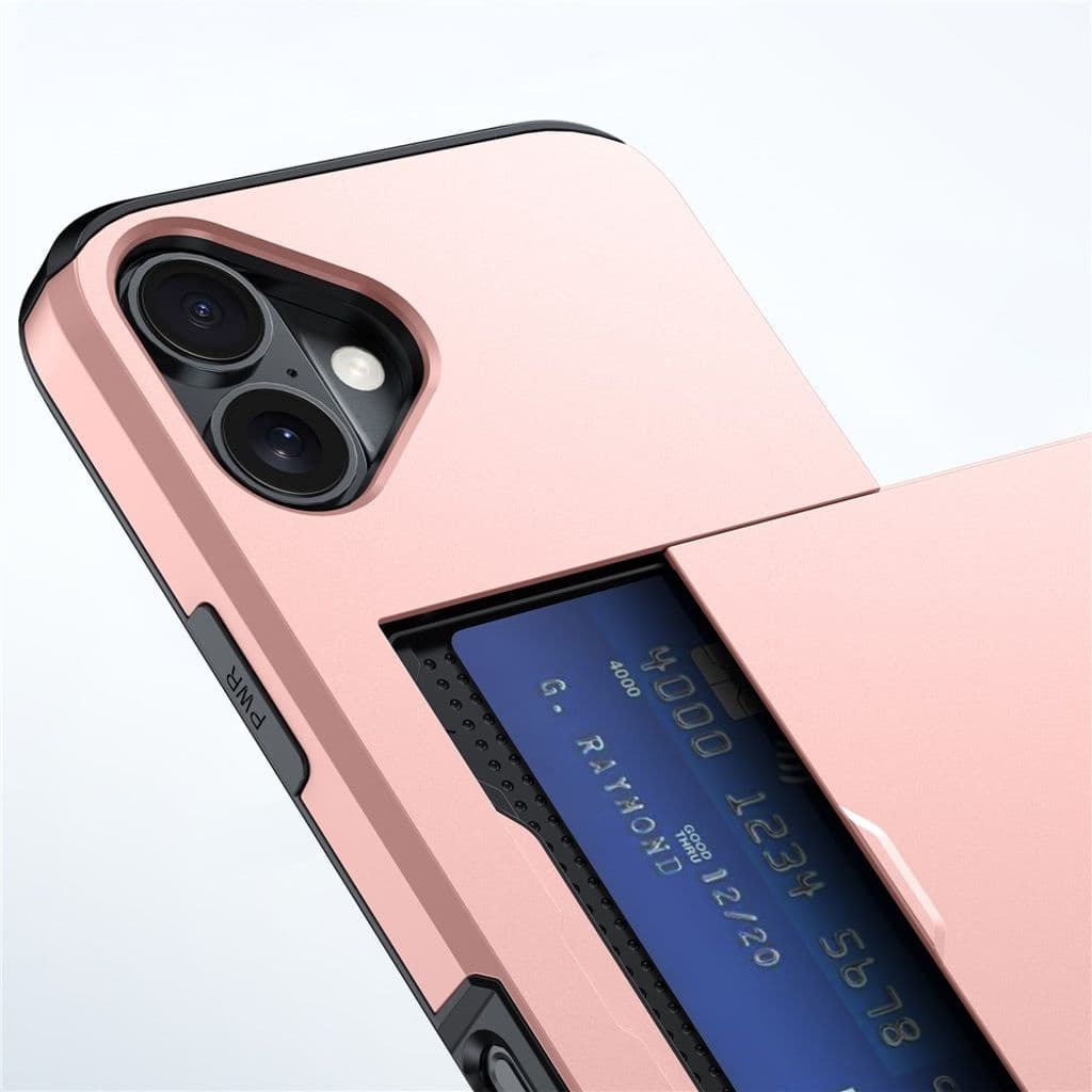 iPhone 17 Skal med kortfack - Roséguld - Bild 3
