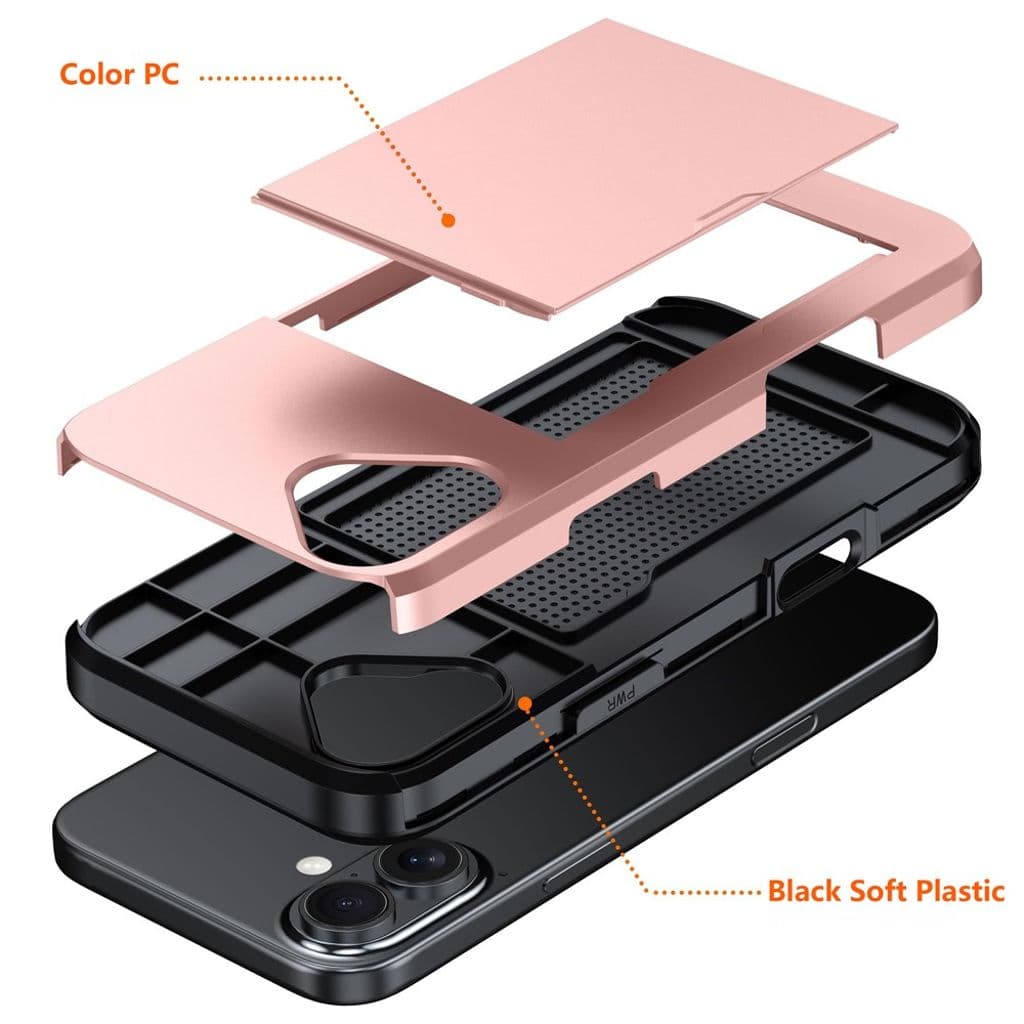 iPhone 17 Skal med kortfack - Svart - Bild 7