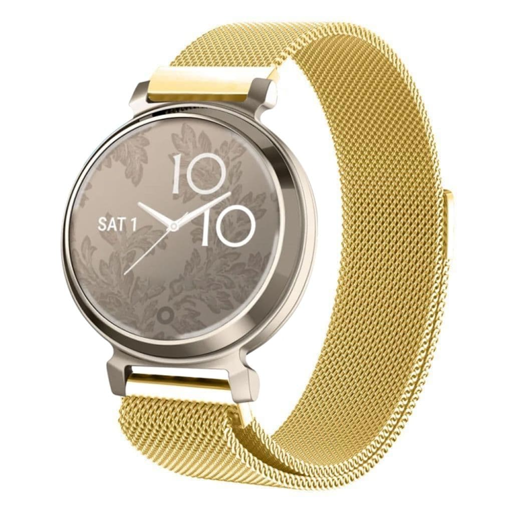 Garmin Lily 2 Kockarmband milanese i rostfritt stål - Guld - Bild 5