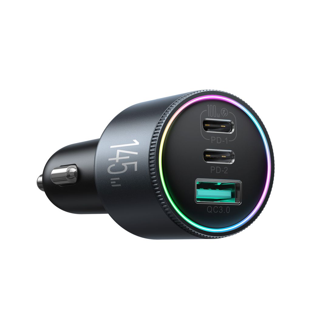 SiGN Billaddare 145W med 2x USB-C & 1x USB-A – PD & QC3.0 - Bild 8