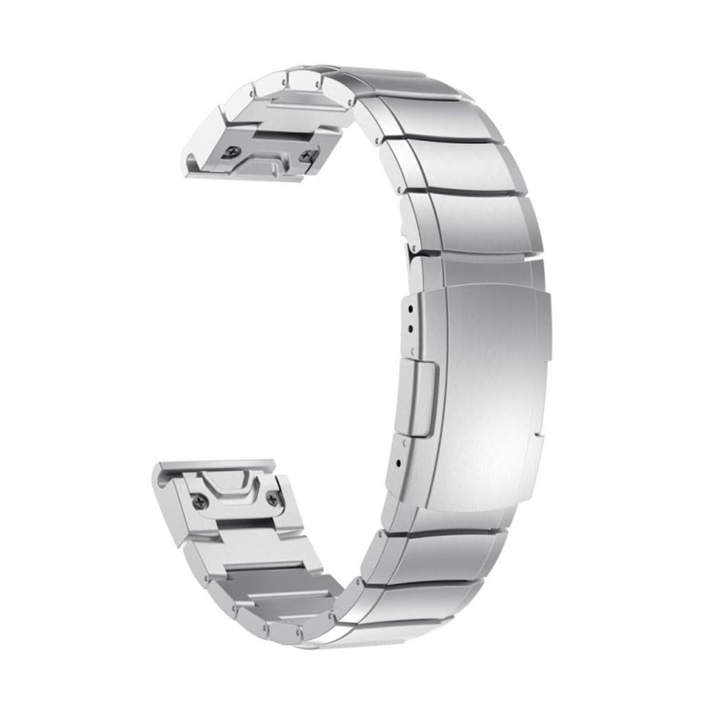 Garmin Enduro 3 Kockarmband i titanlegering med snabbfäste - Silver