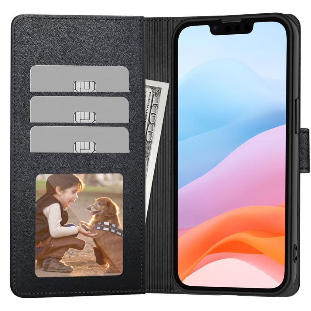 Tech-Protect Wallet Fodral till Samsung Galaxy A17 / A26 5G - Svart - Bild 2