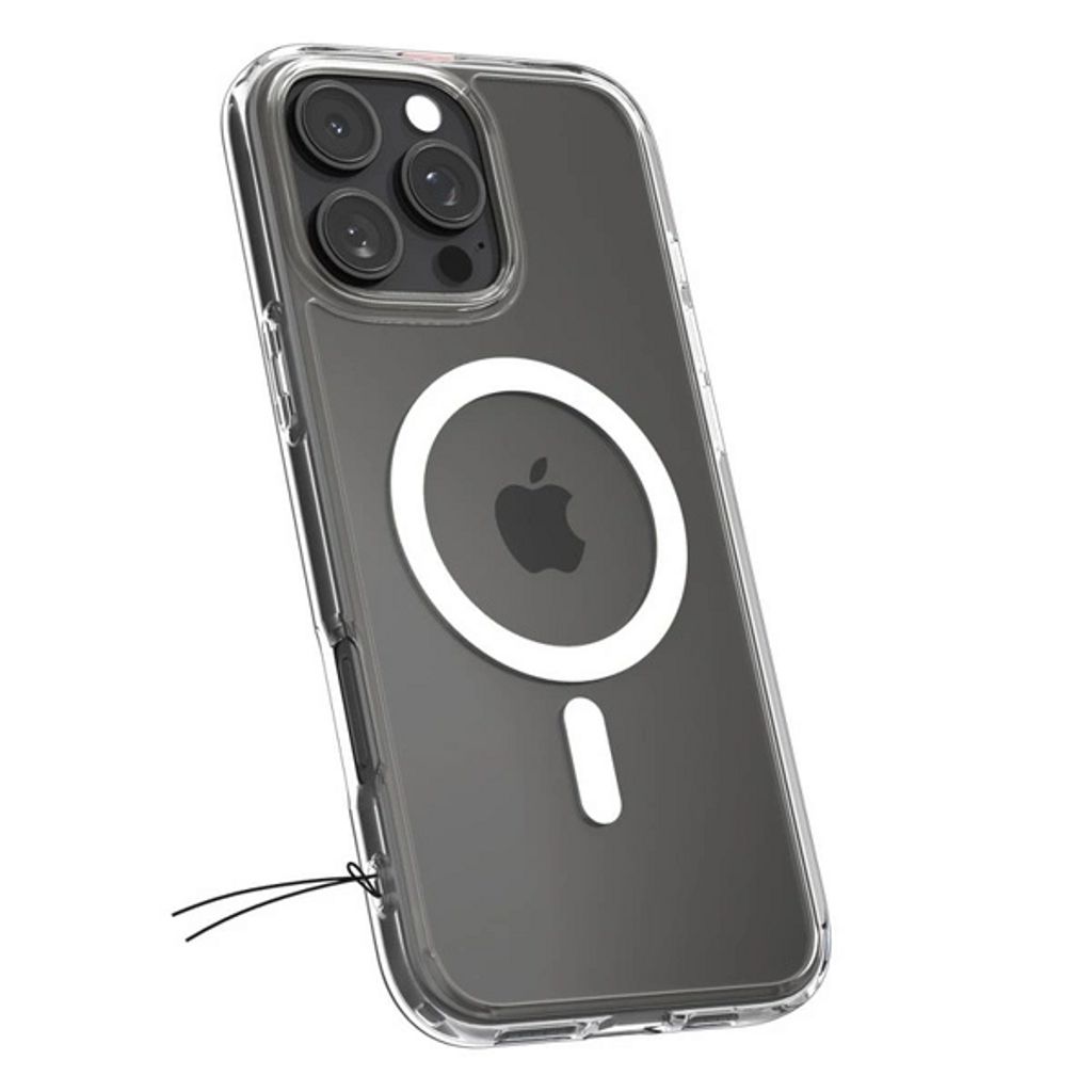 Spigen iPhone 16 Pro Ultra Hybrid MagSafe Skal - Transparent / Hvit - Bild 8