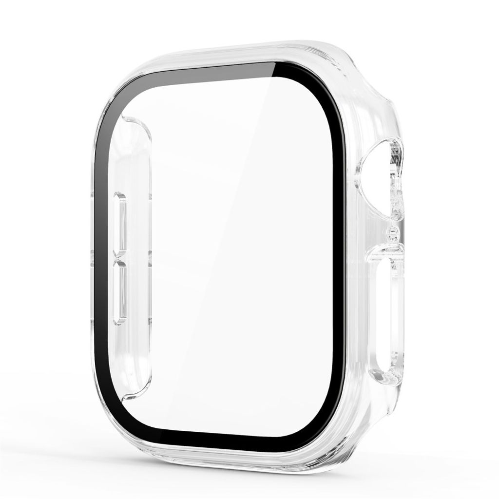 Apple Watch 12 42mm Skal med skärmskydd i härdat glas - Transparent