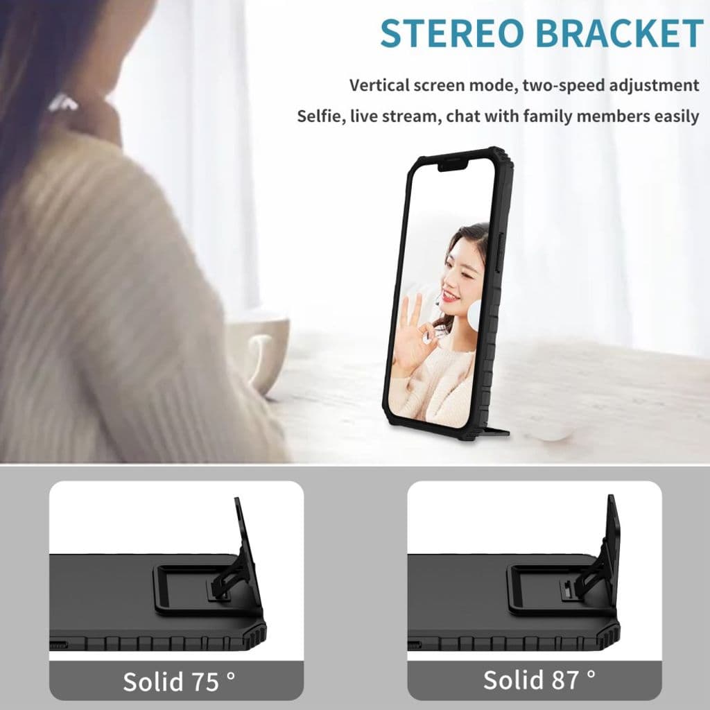 iPhone 16 Pro Max Skal med kameraskydd - Svart - Bild 8