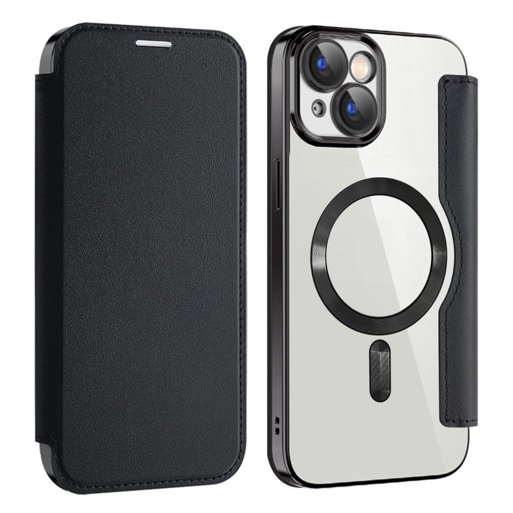 AMORUS iPhone 15 Fodral med MagSafe - Svart