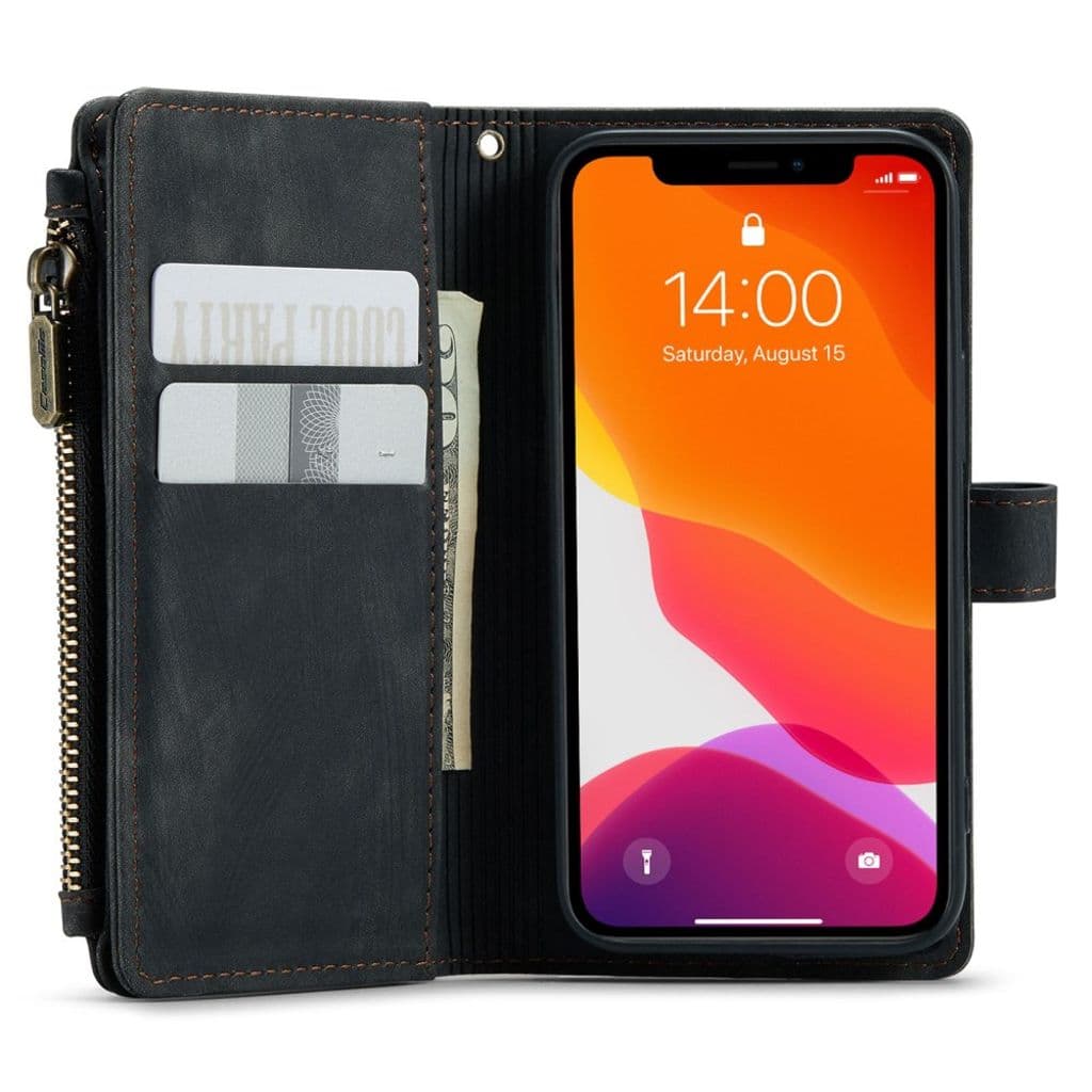 CASEME iPhone 12 Mini Fodral med Stativ - Svart